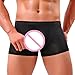 Produktbild Herren UnterwäSche ,Dragon868 Elephant Bulge Briefs Unterwäsche Beutel T Dessous Unterhose Shorts Herren Unterhosen Slip (Schwarz, L)
