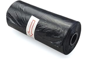 URIJK Sacs Poubelles Rouleau, 15 Sacs Plastique 3L, Petits Transparents Sacs Poubelle Compostable pour Salle de Bain Sacs Poubelle 100% recyclés, très résistant 15 piècesdéchets de chien et litière