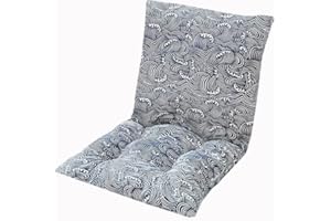 HOOWARM Coussin De Chaise Avec Dossier Luxueux Carrée Jardin Coussin D'assise Coussin De Dossier Bureau Confortable Respirant Assise Coussin Pour Fauteuil Intérieur Extérieur Maison Lavable ( Color : A20 , Si