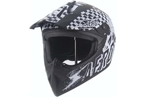 MUD DEFEATER MOTOR Kids Cross Helmet Skeleton AHP - Motorcycle Helmet for Kids, ABS Shell, Heavy Duty Kids Helmet for Downhill