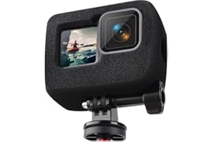 PANLOUTING Guardabrisa Resistente al Viento para Cámara de Acción, Cancelación de Ruido Protección de Esponja, Compatible con GoPro Hero 12/11/10/9