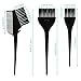 Segbeauty® 7pcs Black Tint Brush Set Hair Dye Brush, Sturdy Section Hair Tinting Brush, Professional Salon Hair Styling Balayage Tools Color Highlighter Brush