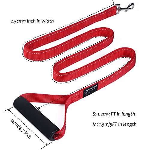Handle-Dog-Lead-Padded-PETBABA-Reflective-Nylon-Training-Lead-for-Meidum-to-Large-Dogs