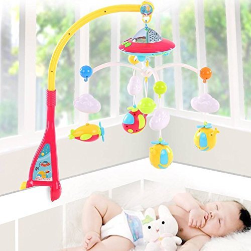 Musical Cot Mobile Toy With Remote control and Night Projection RS.1450 (59.00% Off) - Amazon