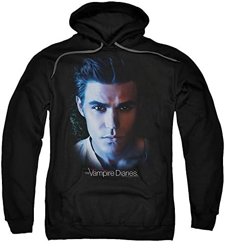 The Vampire Diaries Stefan Mens Pullover Hoodie Black SM