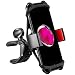 Produktbild Metall Anti-Shake Fahrradhalterung ,Skybaba Motorrad Handy-Halter Universal Radsport Verhütung Von Abstürzen Fahrrad-Lenker Handyhalter Wiege Klammer Mit 360 Drehen Für 3,5-5,5 Zoll Smartphone GPS