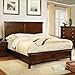 Produktbild Dunhill Transitional Style Brown Cherry Finish Queen Size Bed Frame Set by 247SHOPATHOME