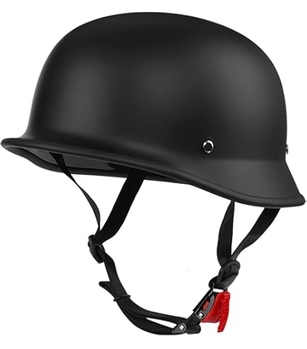 Casco Moto Mezza Calotta Retrò - Approvato DOT, Stile Tedesco - Foto 2