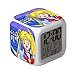 Produktbild Sailor Moon Anime Glühende LED Farbwechsel Digital Wecker