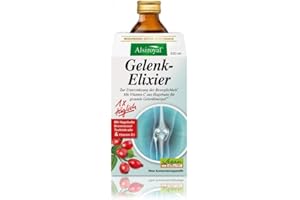 ‎ALSIROYAL Alsiroyal Gelenk-Elixier 520ml – für Beweglichkeit & gesunde Gelenkknorpel, mit Brennnessel, Teufelskralle, Vitamin C & D3-1x täglich 40ml - angenehmer Geschmack – Nahrungsergänzungsmittel