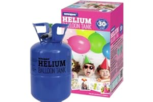 PARTY BUZ WE VALUE YOUR TRUST Helium Balloon Canister Helium Gas Disposable Cylinder Birthday Party Fills upto 30 Balloons (Smal Helium Tank, 1 qty)
