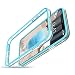 Produktbild CE-Link iPhone X Hülle Hard Handyhülle Ultra Slim Dünn Bumper mit Innerem Silikon Schutz Schutzhülle Protective Stoßfest Hart PC Cover - Blau