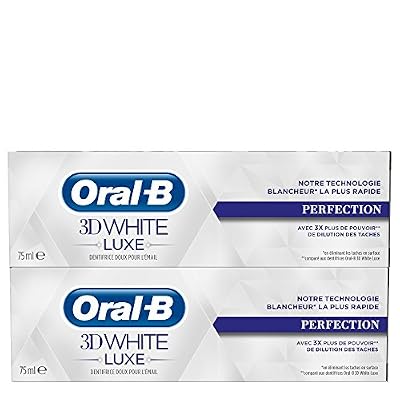 Oral-B - Dentifrice 3D White Luxe perfection - 75ml - Lot de 2