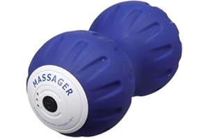 GZD Vibrador de Cacahuete Bola de Masaje, Yoga Fitness Bola de Masaje de Rodillos para el Alivio del Dolor de recuperación Muscular, eléctrico Recargable Rodillo de Espuma