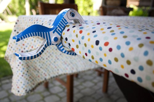 4 Stk Tuuli Summer Clips Mehrzweck Klammer Strand Handtuch Camping Garten Kite Surf Liege Bad Wäsche Kinderwagen Zubehör (Blau Fisch) - 7
