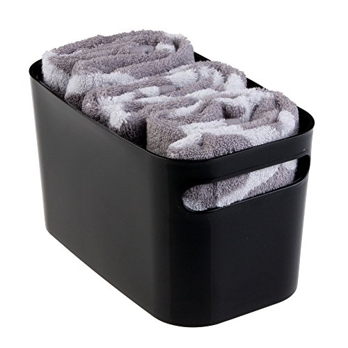 InterDesign 93022EU Una Mülleimer, 25 x 15 x 15 cm, schwarz - 4