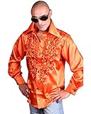 Schlagerhemd orange (XXL, orange)
