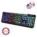Produktbild KLIMTM Chroma Tastatur Gamer mit USB Kabel - Hohe Leistung - bunte Beleuchtung ( Schwarz ) RGB PC Windows, Mac PS4 [ Neue Version ]