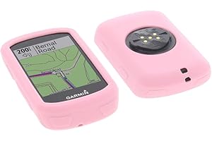 foto-kontor Cover Protettiva Compatibile con Garmin Edge 530 in Silicone Rosa