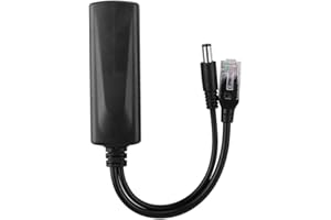 ‎SONEW 48 V – 12 V aktywny rozdzielacz POE, adapter wtykowy, rozdzielacz kabla, wtryskiwacz AP, zasilanie izolowane, z wyjściem DC 12 V, rozdzielacz PoE do kamery IP CCTV