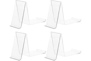 JECOMPRIS 4 Stück Schuhregal schuhrack schuhständer Schuhformen Schuhstützformer Verkaufsregal für den Einzelhandel Ausstellungsständer für Schuhe Sneaker-Ständer Acryl Transparent