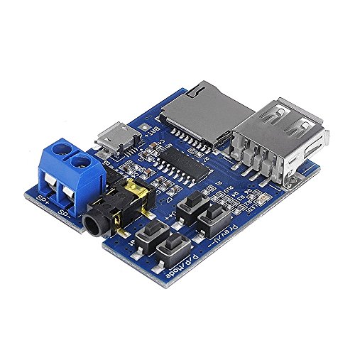 tinxi® MP3 Format TF Card U Disk Decoder Decoding Audio Player Amplifier Module