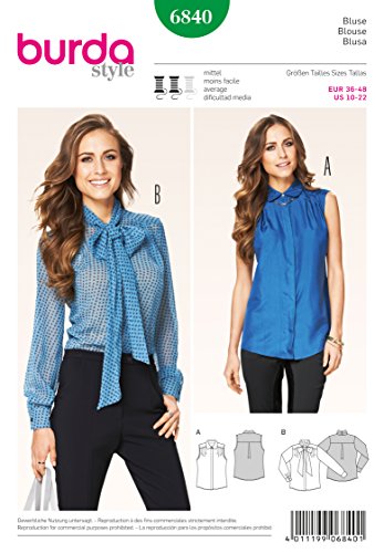 Preisvergleich Produktbild burda Schnittmuster Bluse 6840