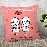 the purple tree Friendship Day Gift Polyester Multicolor Cushion Cover (12x12)