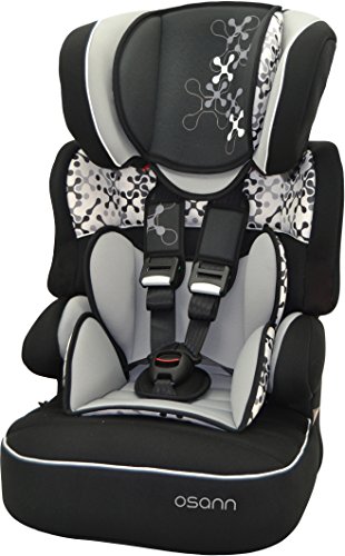Preisvergleich Produktbild Osann Kinderautositz BeLine SP Luxe Corail black schwarz, 9 bis 36 kg, ECE Gruppe 1 / 2 / 3, von ca. 9 Monate bis 12 Jahre, mitwachsende Kopfstütze
