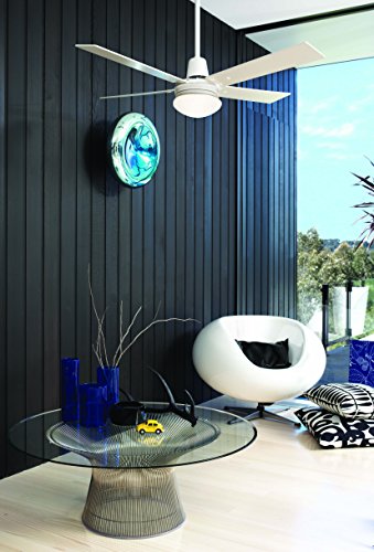 LUCCI AIR Deckenventilator Airfusion Quest II, 122 cm, Gehäuse und Flügel weiß, mit Beleuchtung, inklusive Fernbedienung, 210332 - 4