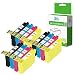 Produktbild InkJello Kompatible Tinte patrone Ersatz für Epson XP-455 XP-452 XP-445 XP-442 XP-435 XP-432 XP-355 XP-352 XP-345 XP-342 XP-335 XP-332 XP-257 XP-255 XP-247 XP-245 XP-235 T2996 (BK/C/M/Y, 12-Pack)