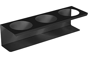 ADB BETRIEBSEINRICHTUNGEN GMBH ADB Spray Can Holder 3-Hole Walls Perforated Sheets Workshop Accessories Workshop Trolley Tool Trolley Colour (RAL): Jet Black (RAL 9005)