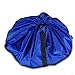 Discoball Foldable Toy Storage Bag , Kids Toys Organiser Rug Play Mat Portable Drawstring Bag 60 Inch Blue
