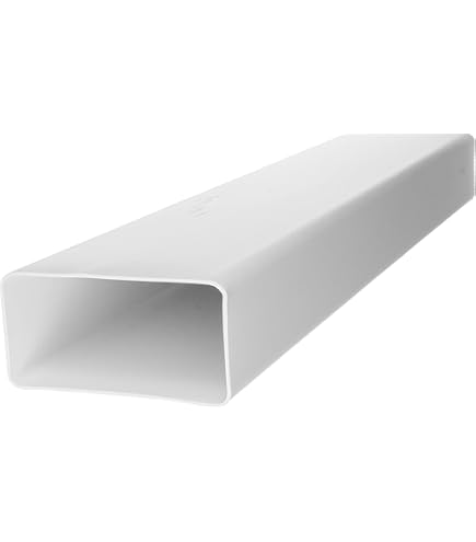 Tubo Flessibile In PVC Per Canale Piatto Serie K-6601 - 90x220 Mm, Lunghezza 3 M - Foto 8