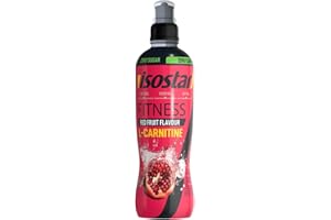 ISOSTAD Isostar L Carnitine - Saveur Fruits Rouges - Boisson hydratatante pour sportifs - Sans calories - Sans sucres - 500 ml