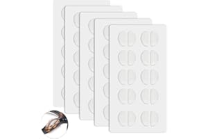 TSHAOUN 50 Paires Antidérapant Coussinets de Nez Adhésif, Plaquettes de Nez Adhésives pour Lunettes, Plaquettes de Nez en Silicone, Coussinets de Nez Antidérapants, pour lunettes