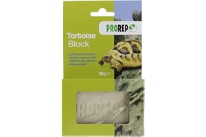 ProRep Tortoise Calcium Block 95g | Vegetables & Prickly Pear | Supports Strong Shell & Bone Growth | Complementary Calcium F