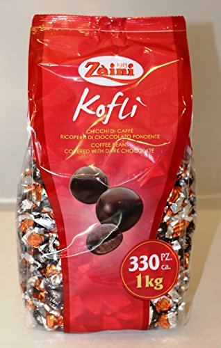 Preisvergleich Produktbild Zàini Kofli Espressobohnen in feiner Schokolade 1 kg.