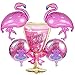 Produktbild VAK 5 Stück/lot Happy Birthday Cup Folie Luftballons rund Flamingo Form Helium aufblasbar Luftballons Geburtstag Party Dekorationen Supplies für Kinder Kinder Jungen Mädchen Party