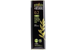 Physis of Crete 0.2 Oliwa Extra Virgin z Krety | Naturalna | Zimnotłoczona | Niska kwasowość | Idealna do sałatek i gotowania | 500 ml