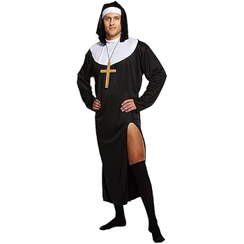 Costume Da Suora Per Bambina - Taglia 10-12 Anni, Poliestere, Per Carnevale E Halloween - Foto 5