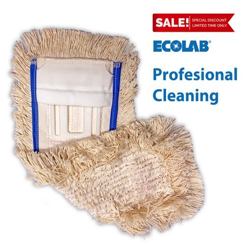 Preisvergleich Produktbild Ecolab Floordress Blizzard-Bezug 40 cm mit Kunststofflasche