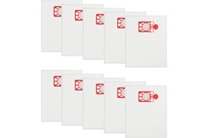 10-Pack Vacuum Bag for Henry XL,SHUOMAO Hoover Bag 5-Layer Filtration Microfibre Dust Bags for George,Charles,Henry XL,Edward Vacuum Cleaner(NVM-2BH