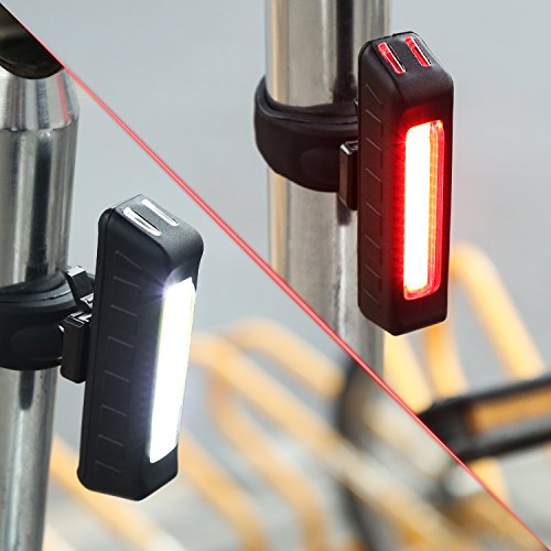 Akale Wiederaufladbare Fahrrad Rücklicht hinteres Rücklicht Helm LED Licht 100 Lumen - 5