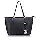 Produktbild LeahWard Damenmode Desinger Qualität Tragetaschen Frauen modische Hotselling Handtaschen Große Schultertasche CWS00350, CWS00350-Schwarz, large