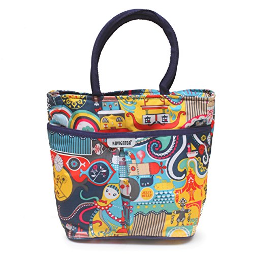 Bazaar Pirates Travel Tote Hand Bag, Pooja Or Temple Bag ( Multi-Color ) RS.445 (53.00% Off) - Amazon