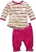 Schnizler Baby-Girls 2-Piece Nicki Long Sleeve Shirt and Bottoms My Sweet Bear Tracksuit, Grey (Grey/Melange), 9-12 Months (Manufacturer Size:80)