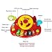 Fajiabao Birthday Gifts for Kids Electronic Steering Wheel Music Keyboard Piano with Beautiful Flashing Lights Musical Learning Toy for Baby Gift