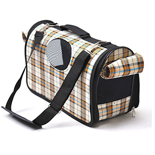PAWZ-Road-PAWZ-Road-Plaid-Pet-Outdoor-Carrier-Cat-Dog-Comfort-Travel-Bag-Durable-And-Breathable-Full-Zipper-Cute-6-Colors