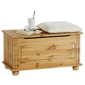 IDIMEX Sitztruhe Truhenbank Bristol, Sitzbank Bank Holzbank Truhe im